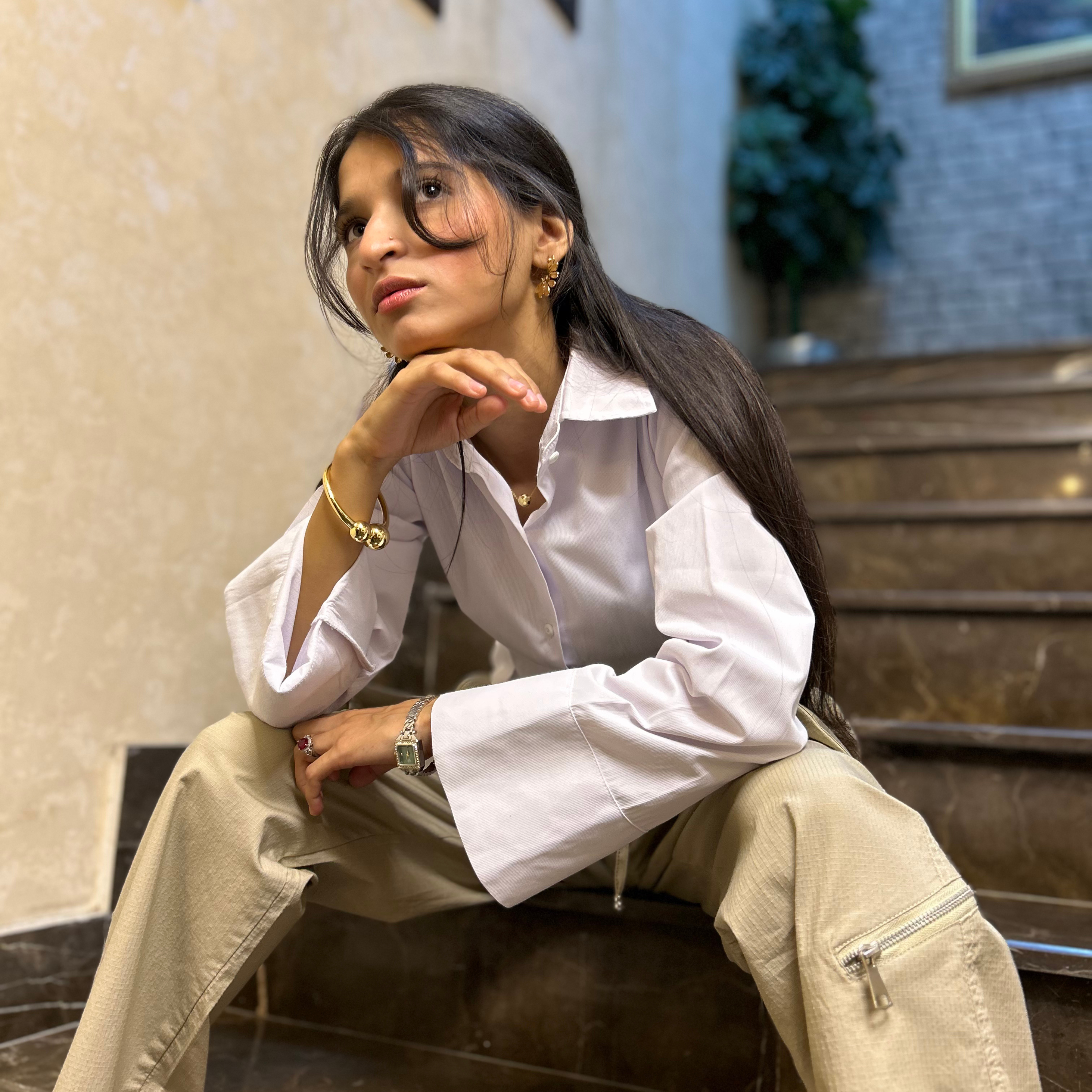 Beige Ripstop Cotton Cargo Pants – 7 Pocket Utility Chic