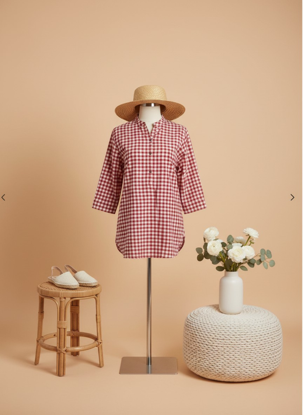 Red Gingham Shirt