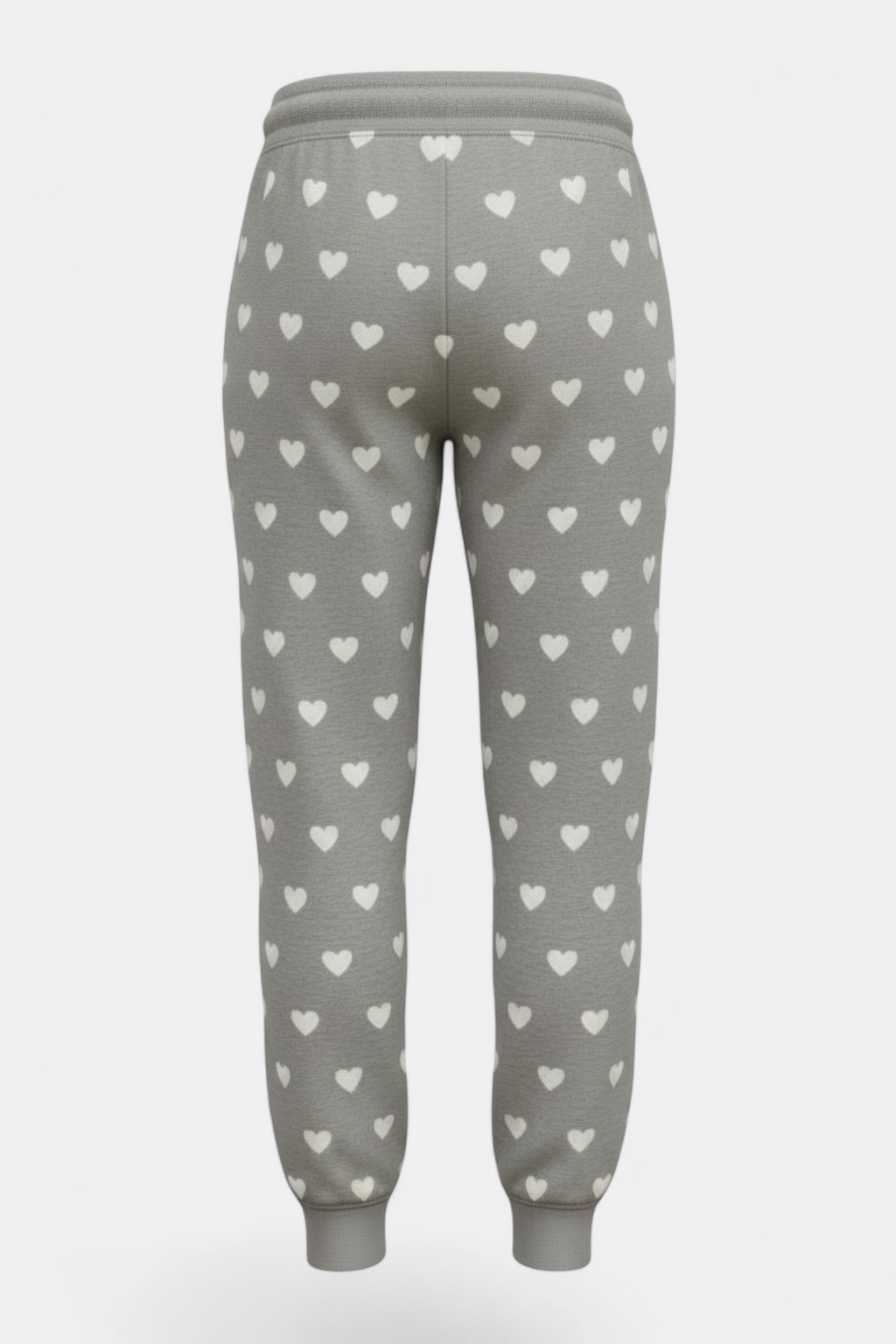 Cozy Knit Heart & Star Print Trouser back view — MannMoji Pakistan