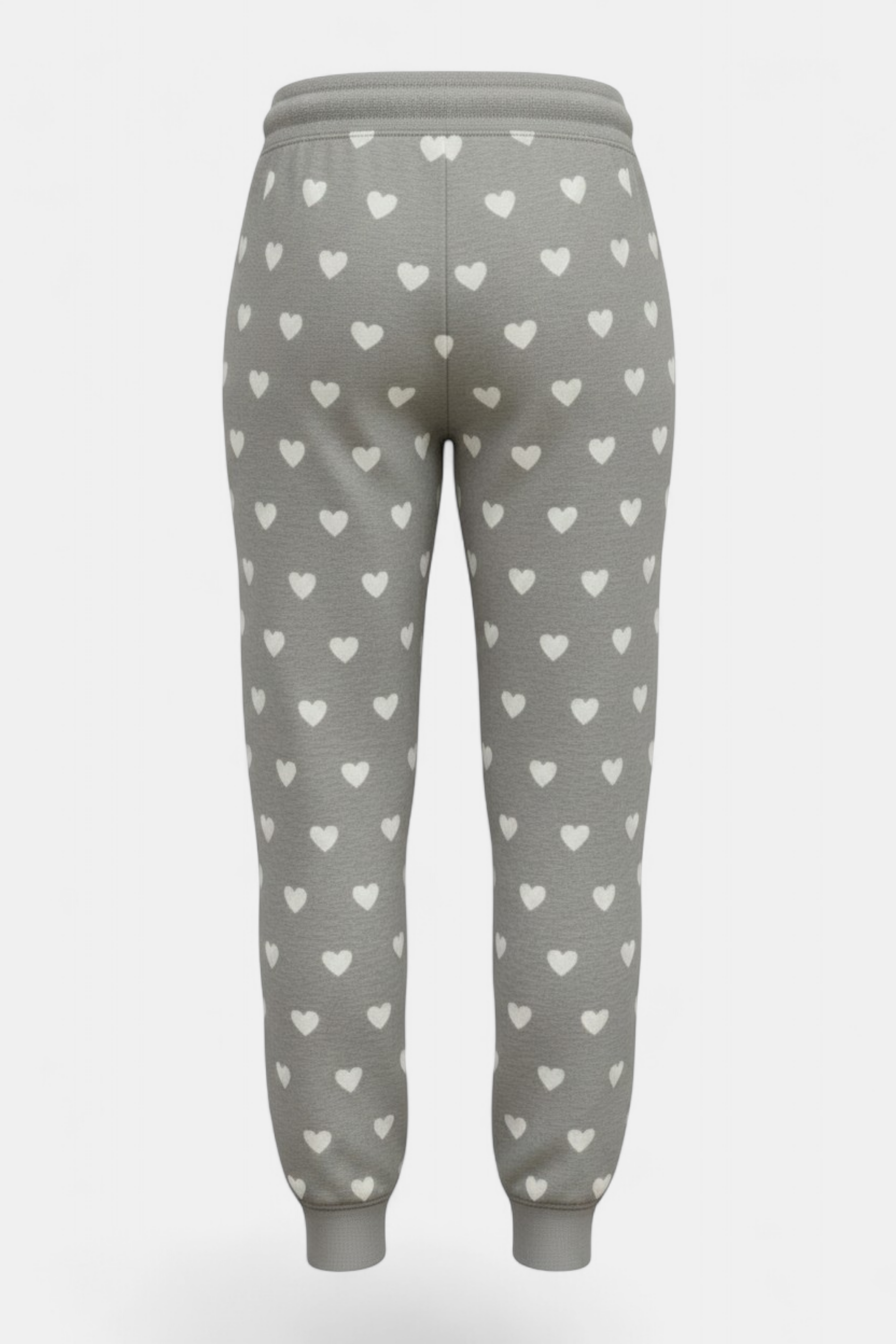 Cozy Knit Heart & Star Print Trouser back view — MannMoji Pakistan