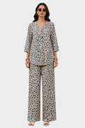 Abstract Dot Irish Linen Co-ord Set