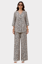 Abstract Dot Irish Linen Co-ord Set