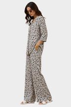 Abstract Dot Irish Linen Co-ord Set