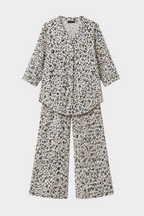 Abstract Dot Irish Linen Co-ord Set