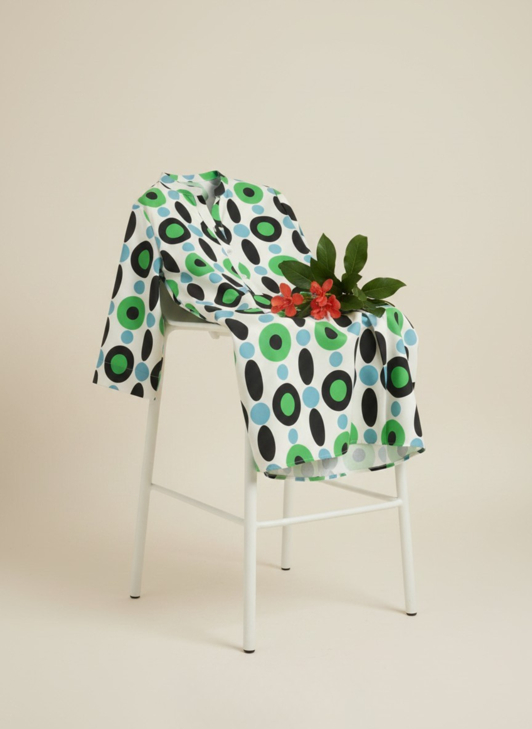 Printed Cotton Tunic Shirt
