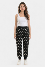 Cozy knit heart and star print trouser Pakistan — MannMoji