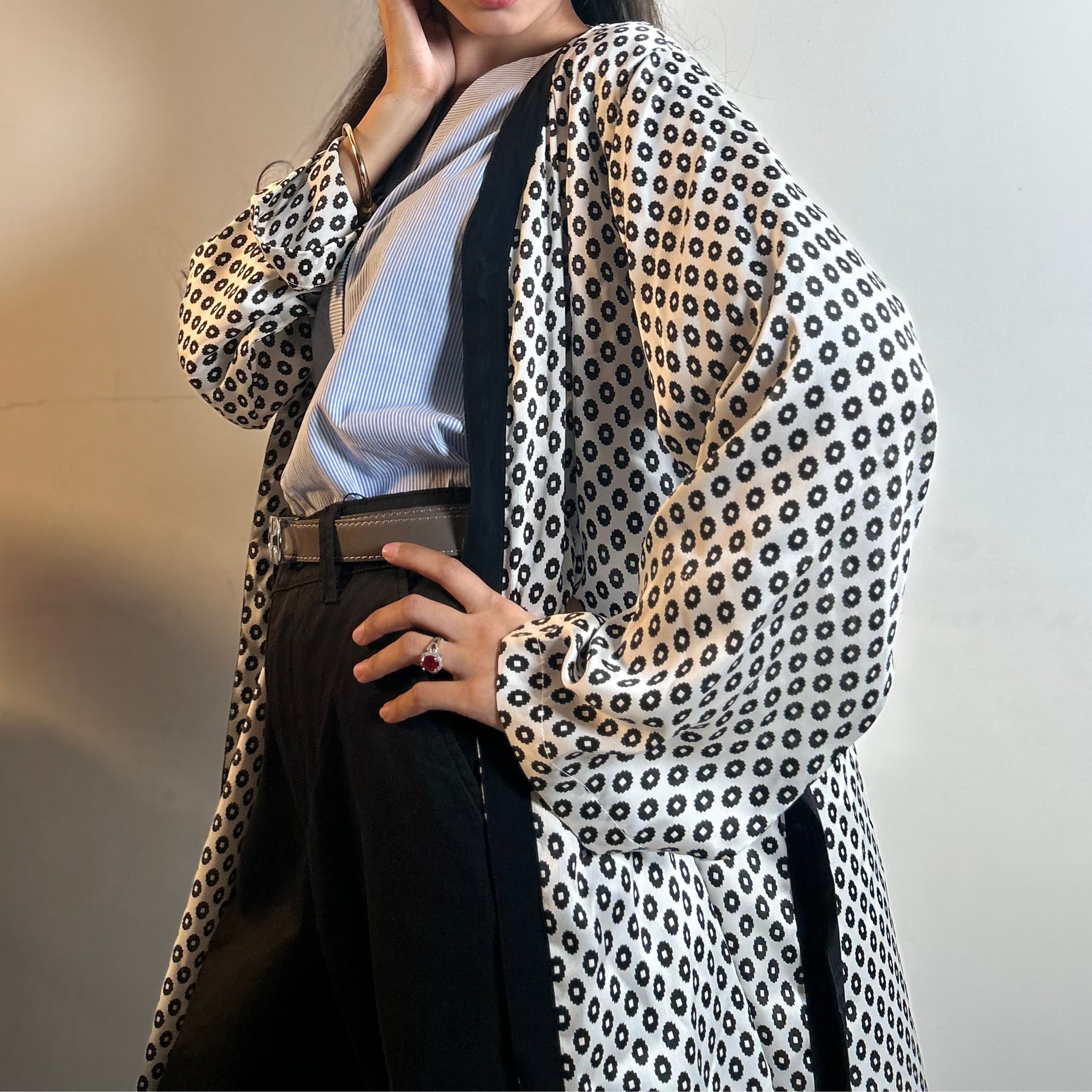 Printed Lightweight Silk Shrug – Effortless Luxury in Motion