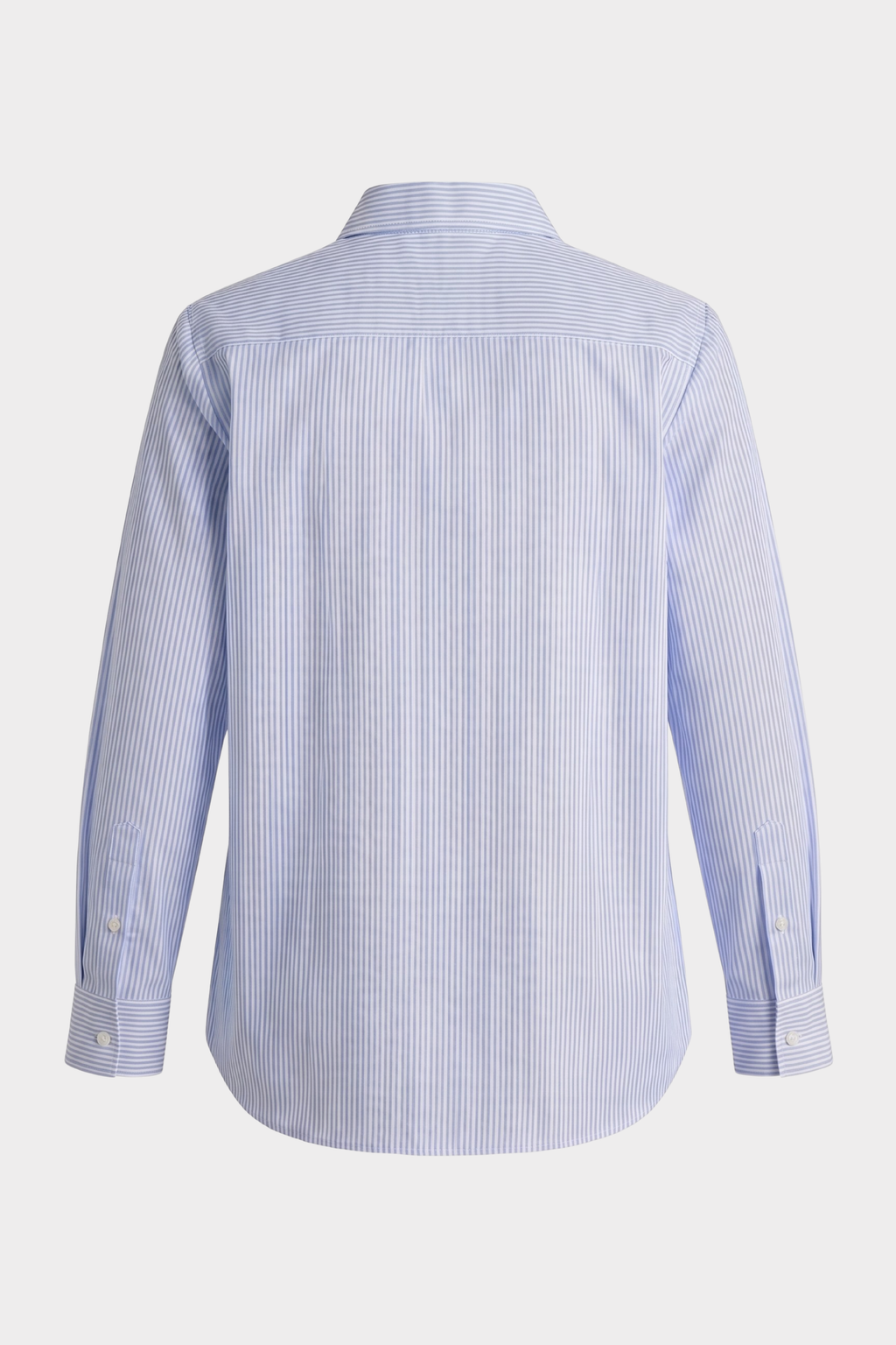 Blue & White Striped Cotton Shirt