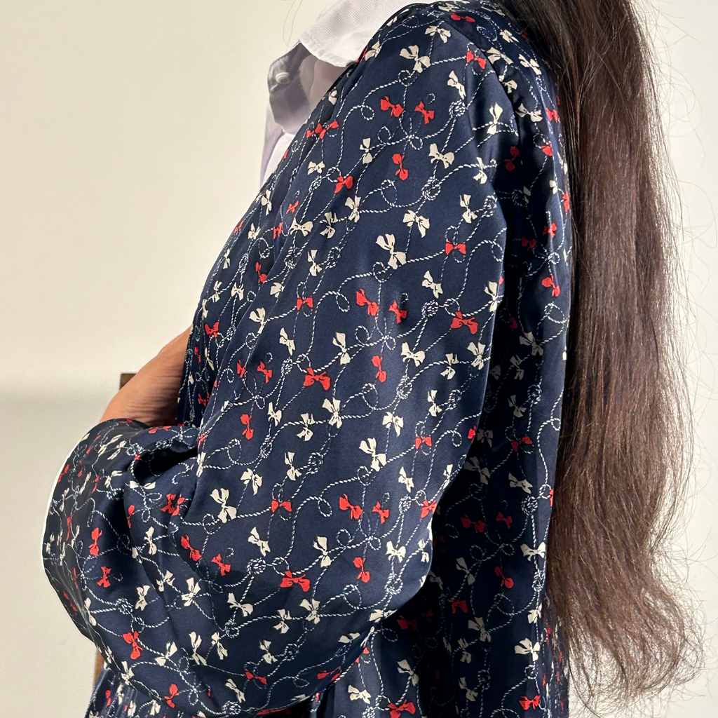 Women’s Printed Lightweight Silk Shrug – Effortless Elegance in Motion