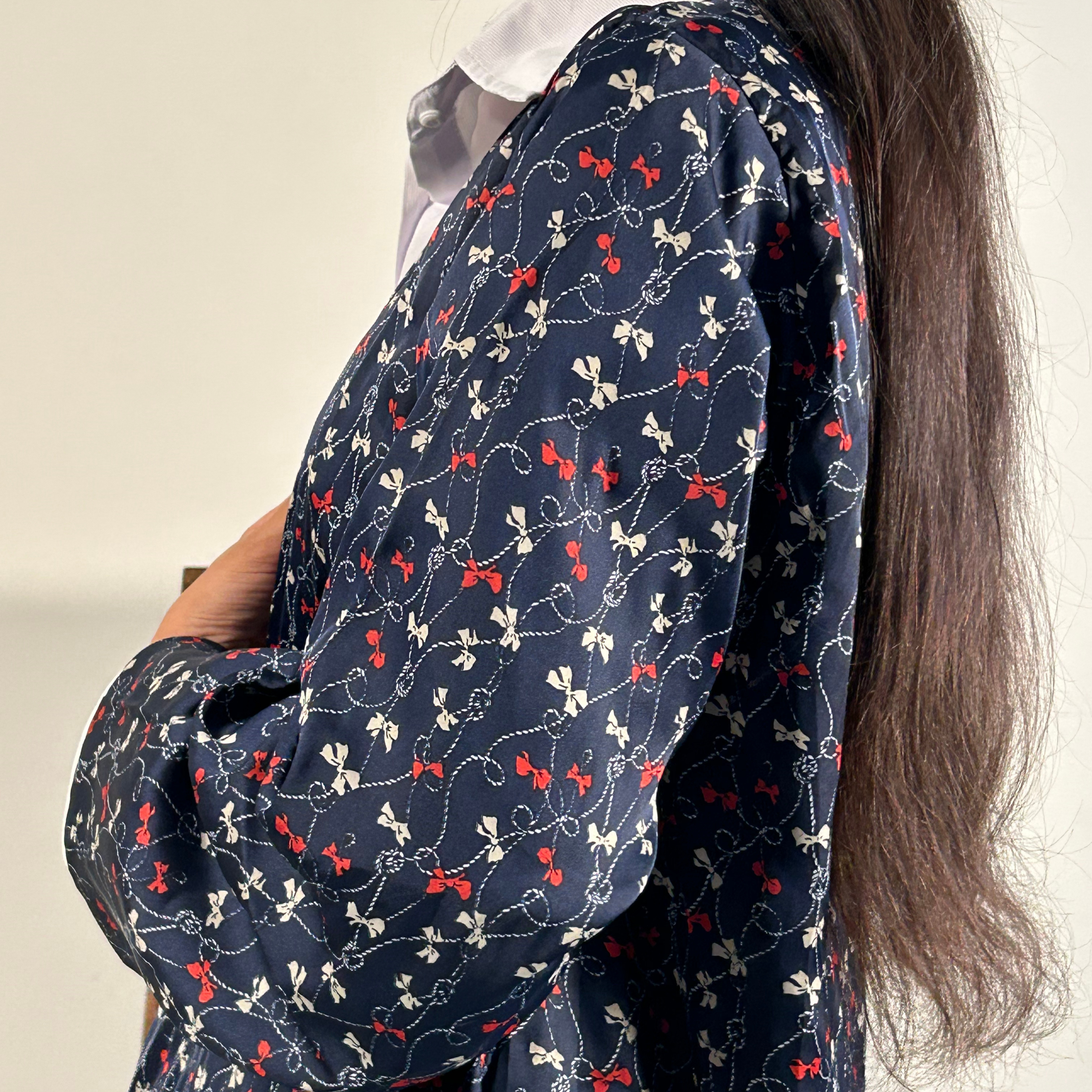 Women’s Printed Lightweight Silk Shrug – Effortless Elegance in Motion