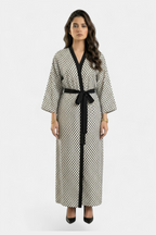 Printed lightweight silk shrug for women in Pakistan — MannMoji