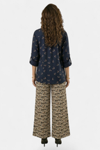 Midnight Motif 2-Piece Co-Ord Set front view — women's fashion Pakistan | MannMoji