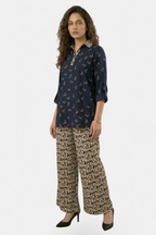 Midnight Motif 2-Piece Co-Ord Set side view — stylish women's wear Pakistan | MannMoji