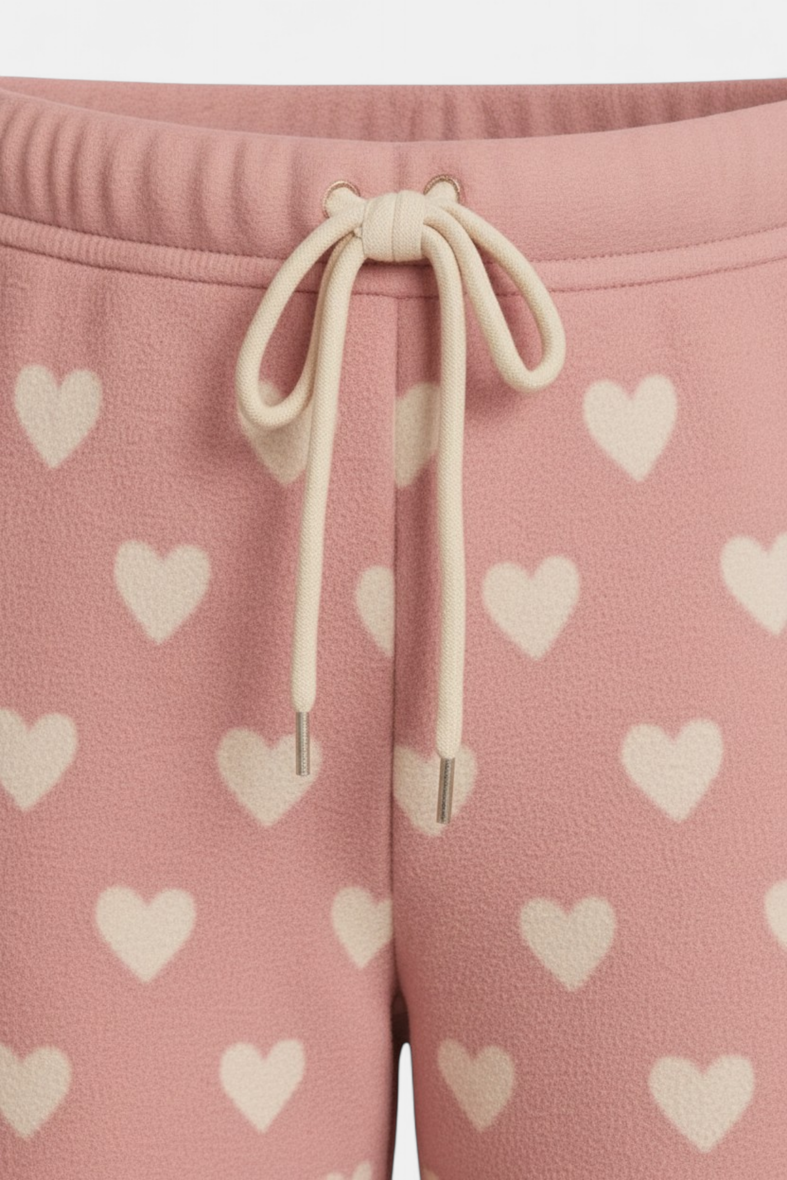 Cozy Knit Heart & Star Print Trouser full length view — MannMoji Pakistan