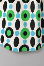 Printed cotton tunic shirt Close view Bottom - MannMoji