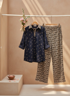 Midnight Motif 2-Piece Co-Ord Set for women in Pakistan - styled look | MannMoji